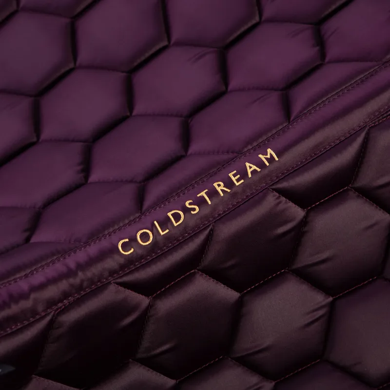 Coldstream Marygold Dressage Saddle Pad - Mulberry Purple-2